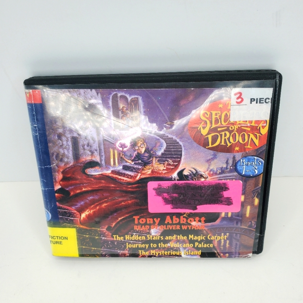 The Secrets of Droon by Tony Abbott Unabridged Books 1-3 Audiobook 3‎ CD's